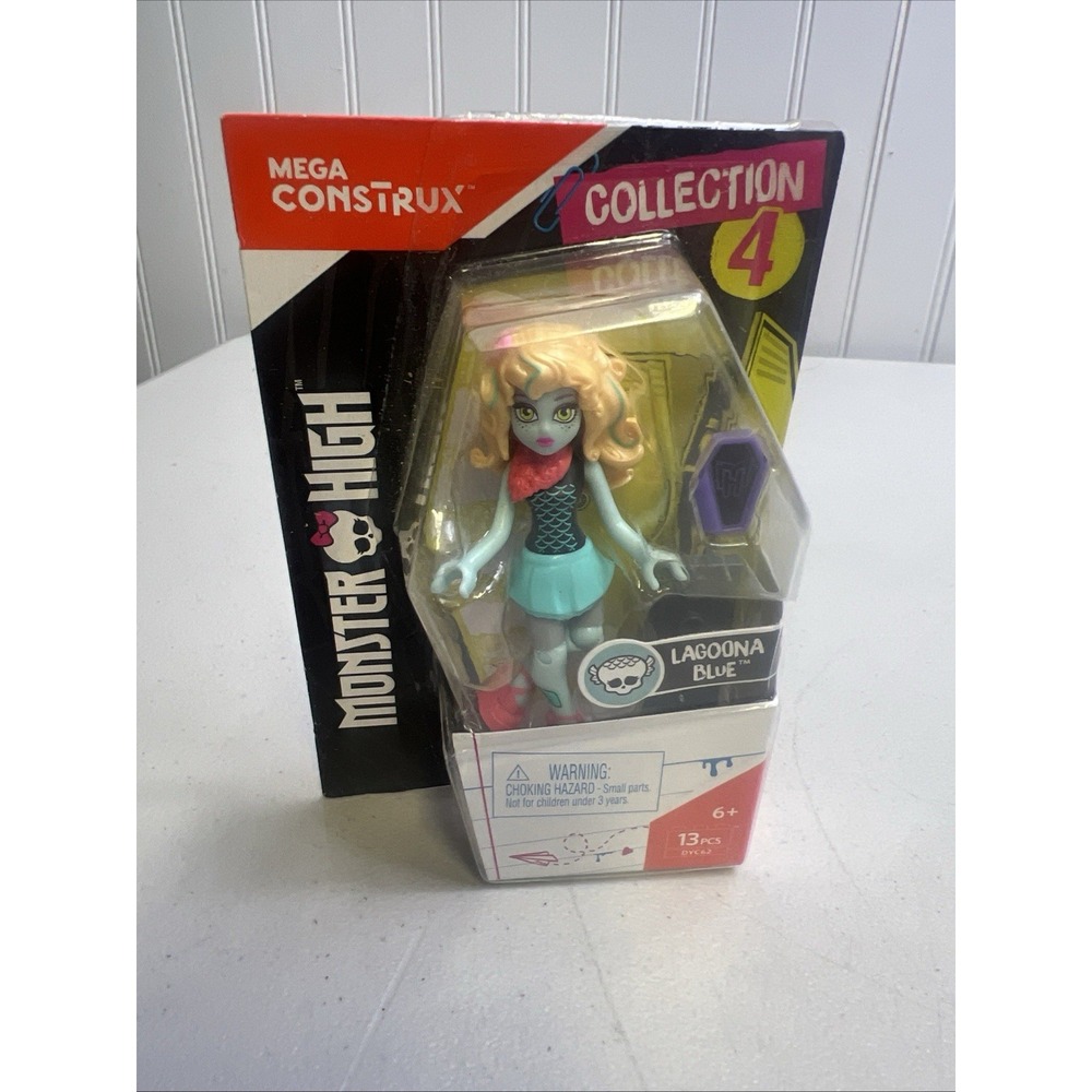 New Monster High LAGOONA BLUE Mega Construx Collection 4